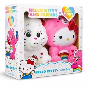 Hello Kitty x Care Bears 2-pc Boxed Plush Set